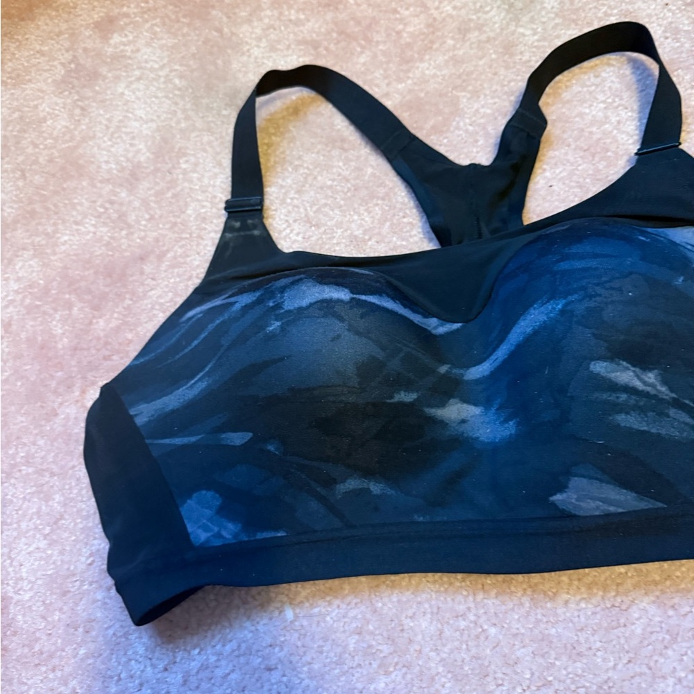 Victoria's Secret Black and Blue Sports Bra